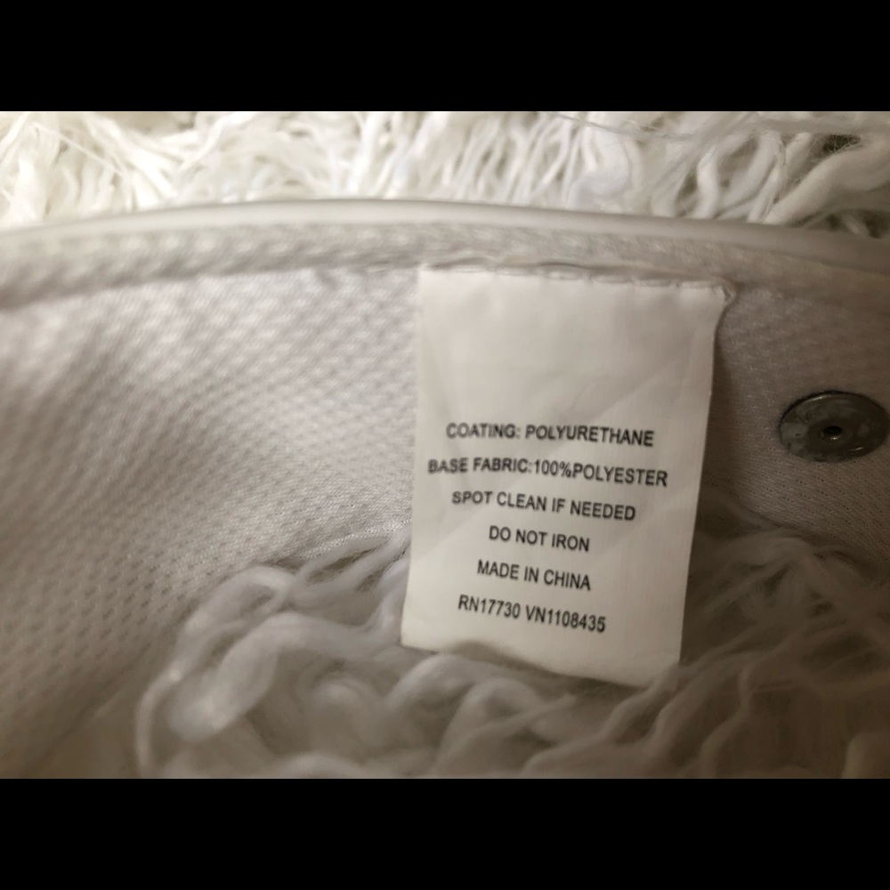 Hunter Sun Visor Hat White With Translucent Bill - image 8